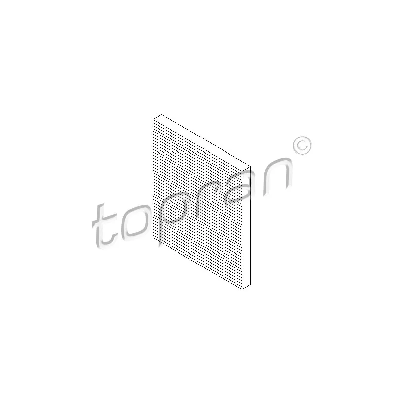 Filtre, air de l'habitacle TOPRAN 303 997