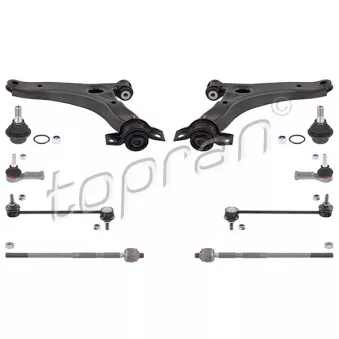 Jeu de bras, suspension de roue TOPRAN 304 697