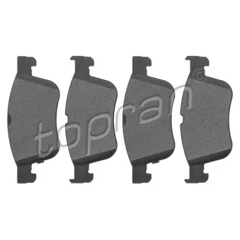 Jeu de 4 plaquettes de frein avant TOPRAN 305 501