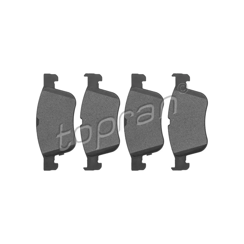 Jeu de 4 plaquettes de frein avant TOPRAN 305 501