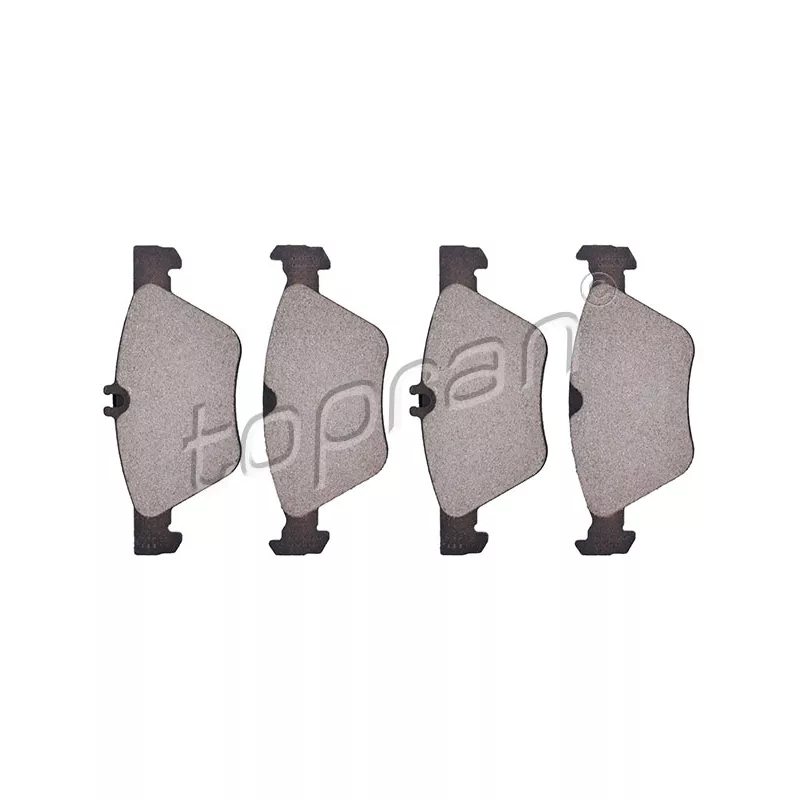 Jeu de 4 plaquettes de frein avant TOPRAN 400 427