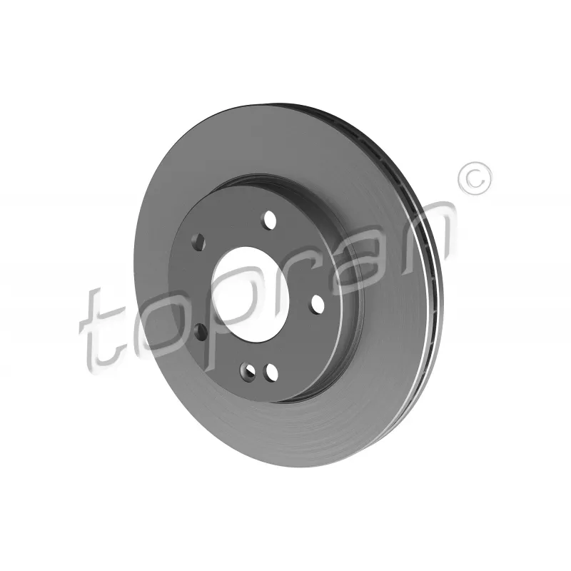 Jeu de 2 disques de frein avant TOPRAN 400 849