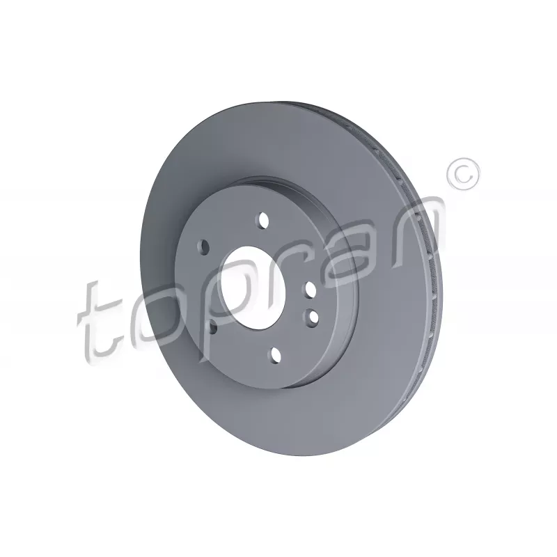 Jeu de 2 disques de frein avant TOPRAN 400 856