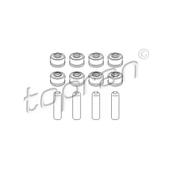 Jeu de joints d'étanchéité, tige de soupape TOPRAN 401 123