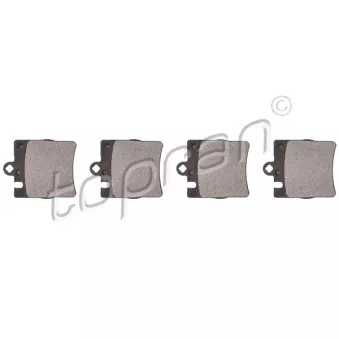 Jeu de 4 plaquettes de frein arrière TOPRAN 401 429