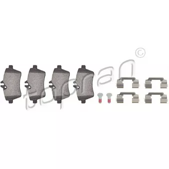 Jeu de 4 plaquettes de frein avant TOPRAN 401 438