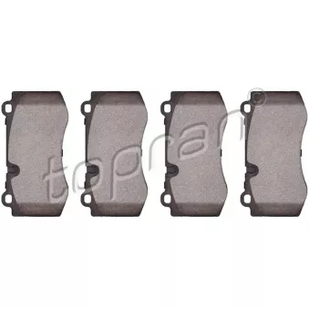 Jeu de 4 plaquettes de frein avant TOPRAN 401 647