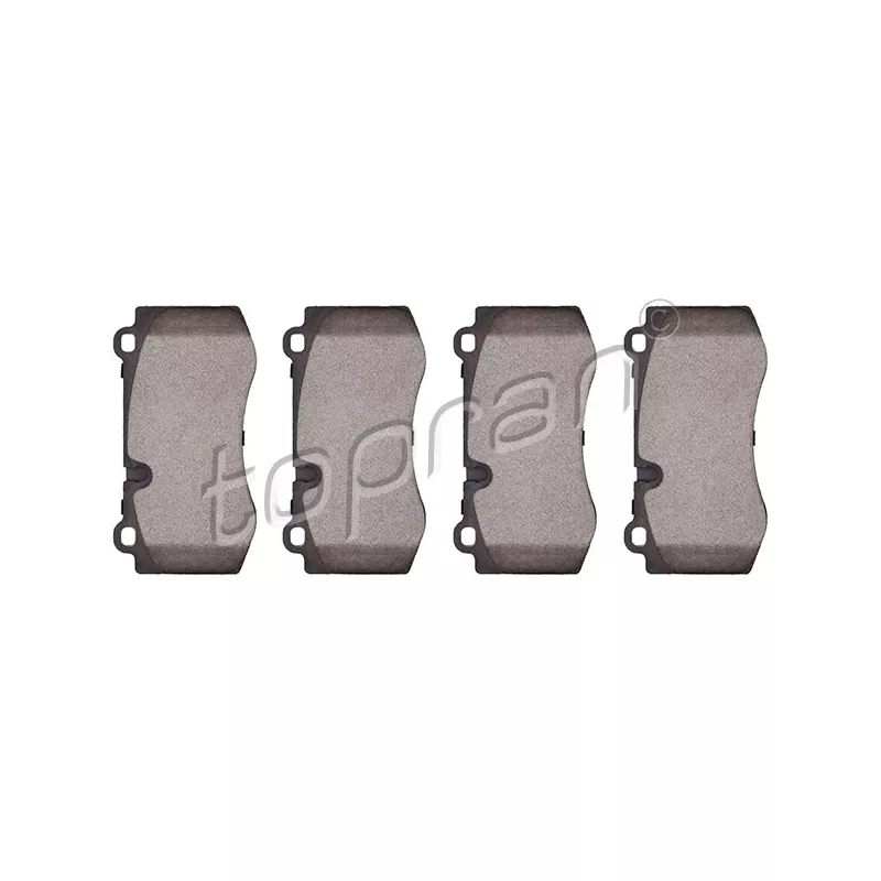Jeu de 4 plaquettes de frein avant TOPRAN 401 647