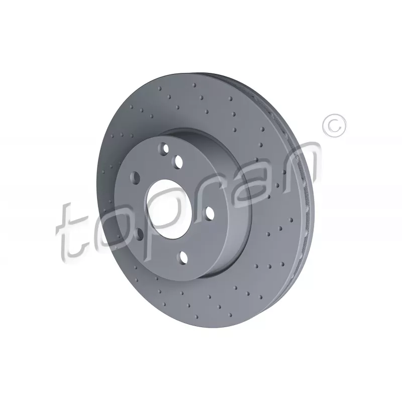 Jeu de 2 disques de frein avant TOPRAN 401 884