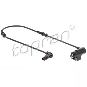 Capteur, vitesse de roue avant gauche TOPRAN 407 756