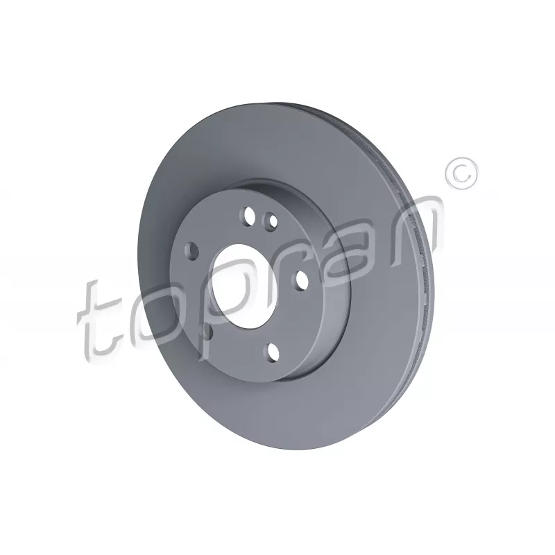 Jeu de 2 disques de frein avant TOPRAN 408 553