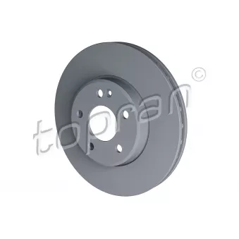 Jeu de 2 disques de frein avant TOPRAN 408 554