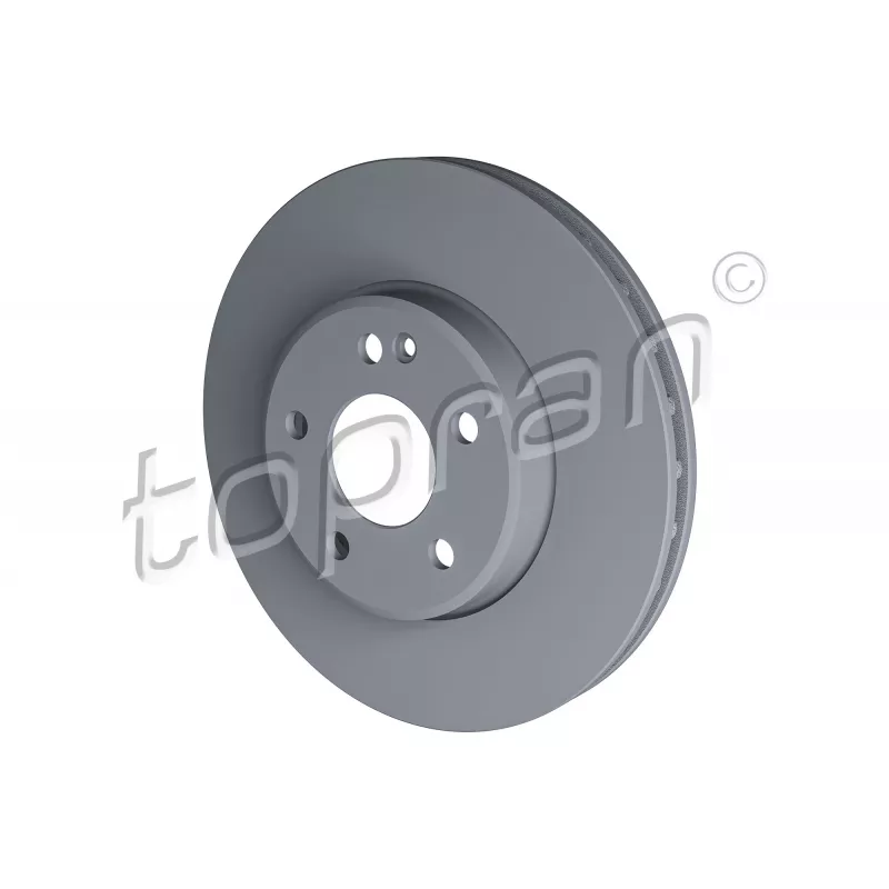 Jeu de 2 disques de frein avant TOPRAN 408 554