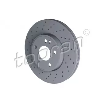 Jeu de 2 disques de frein avant TOPRAN 408 555