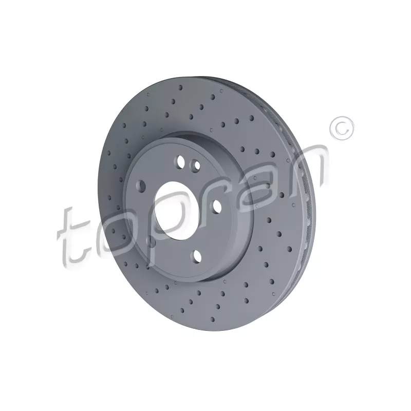 Jeu de 2 disques de frein avant TOPRAN 408 555