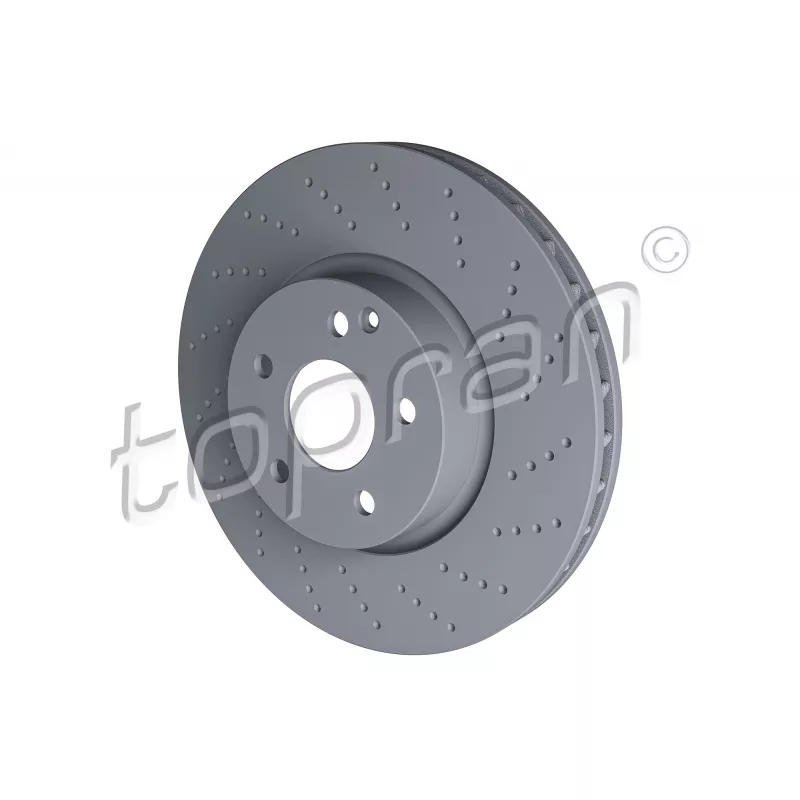 Jeu de 2 disques de frein avant TOPRAN 408 830