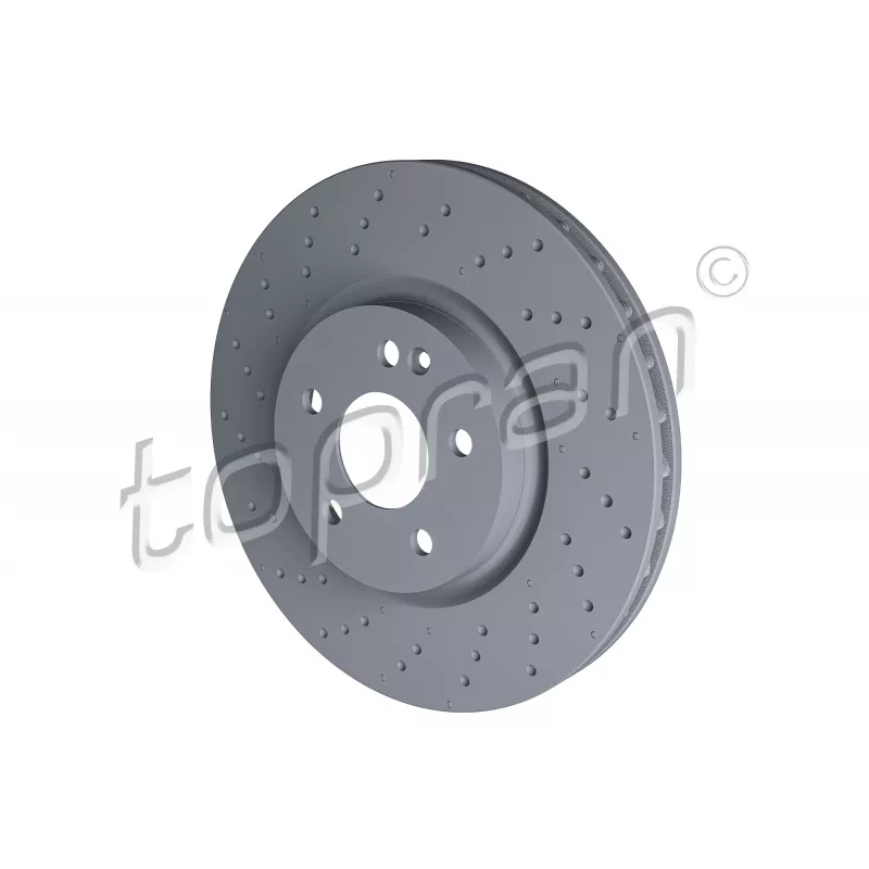 Jeu de 2 disques de frein avant TOPRAN 408 931