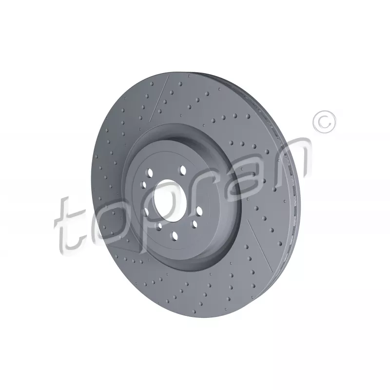 Jeu de 2 disques de frein avant TOPRAN 409 322