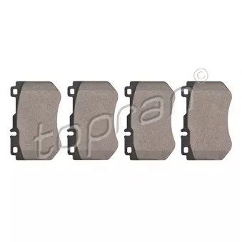 Jeu de 4 plaquettes de frein avant TOPRAN 409 426