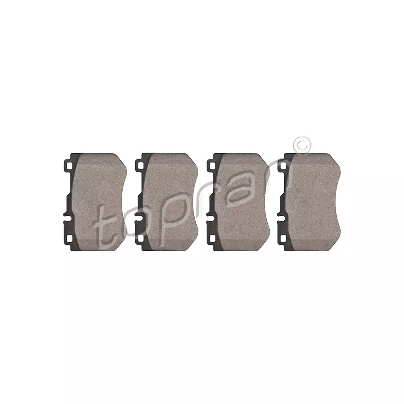 Jeu de 4 plaquettes de frein avant TOPRAN 409 426