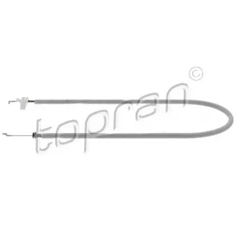 Tirette à câble, déverrouillage porte TOPRAN 410 805