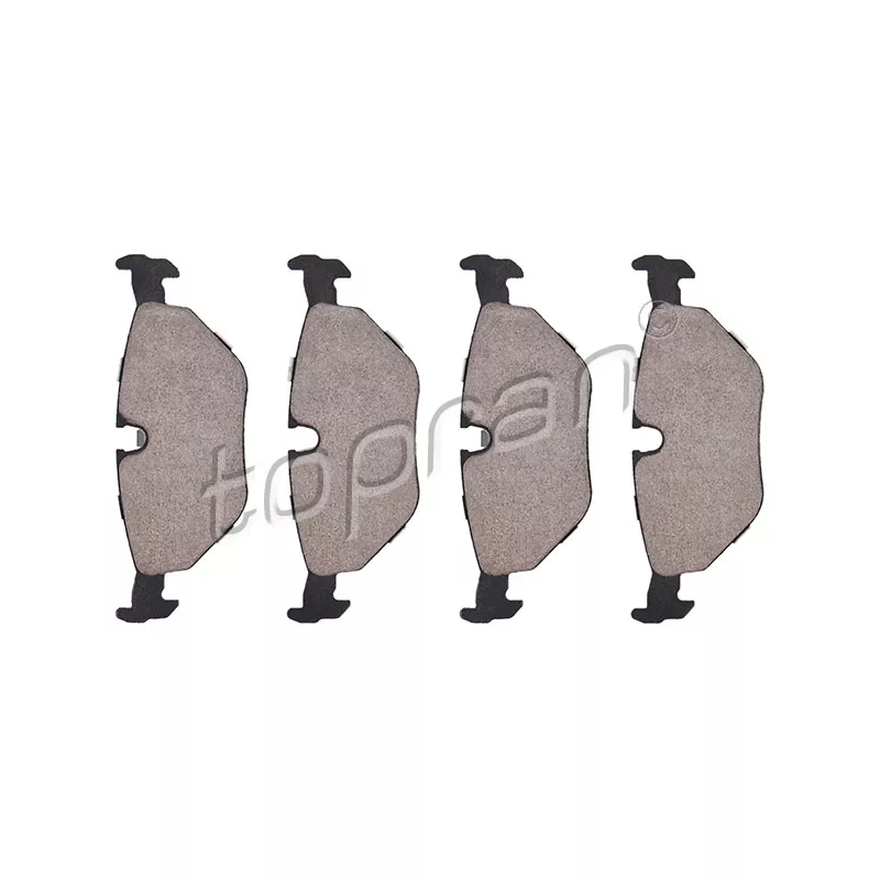 Jeu de 4 plaquettes de frein arrière TOPRAN 500 382