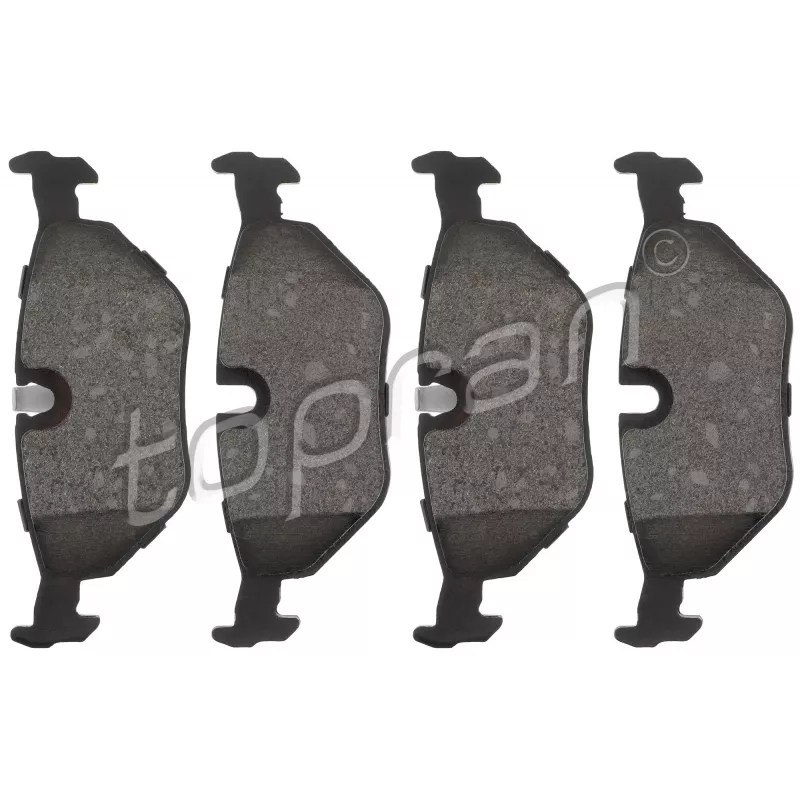Jeu de 4 plaquettes de frein arrière TOPRAN 500 383