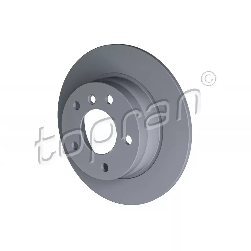 Jeu de 2 disques de frein arrière TOPRAN 500 564