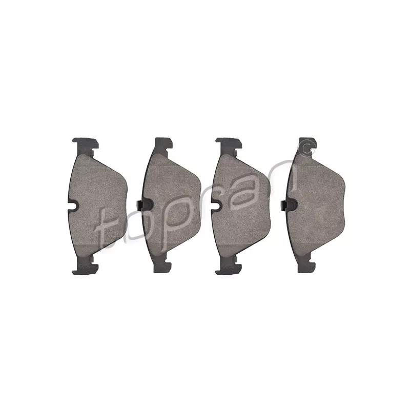 Jeu de 4 plaquettes de frein avant TOPRAN 500 793