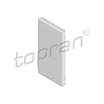 Filtre, air de l'habitacle TOPRAN 501 188