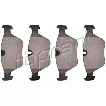 Jeu de 4 plaquettes de frein avant TOPRAN 501 240