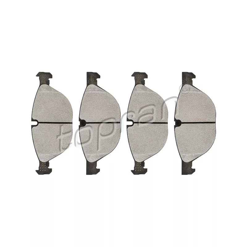 Jeu de 4 plaquettes de frein avant TOPRAN 502 099