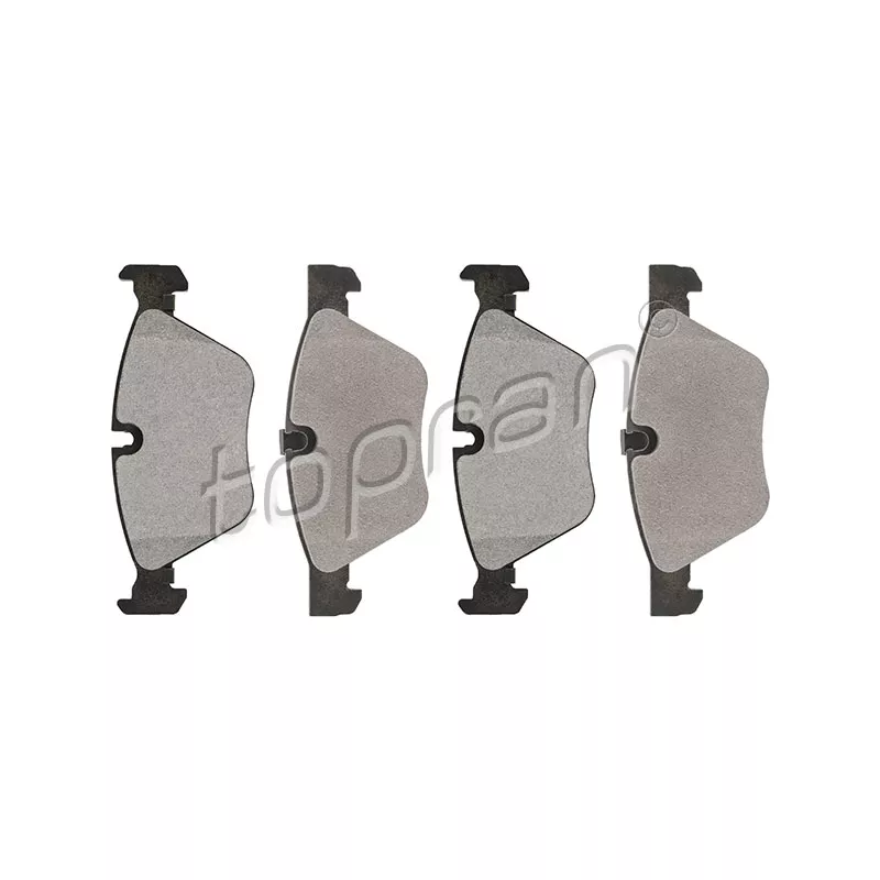 Jeu de 4 plaquettes de frein avant TOPRAN 502 290