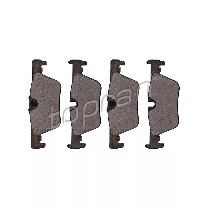 Jeu de 4 plaquettes de frein arrière TOPRAN 502 479