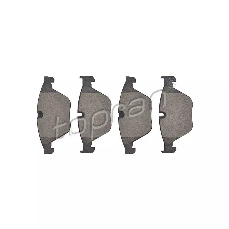 Jeu de 4 plaquettes de frein avant TOPRAN 502 514
