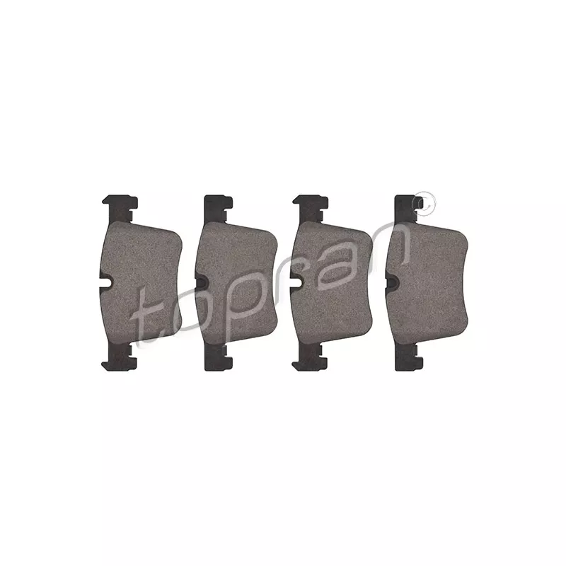 Jeu de 4 plaquettes de frein avant TOPRAN 502 515