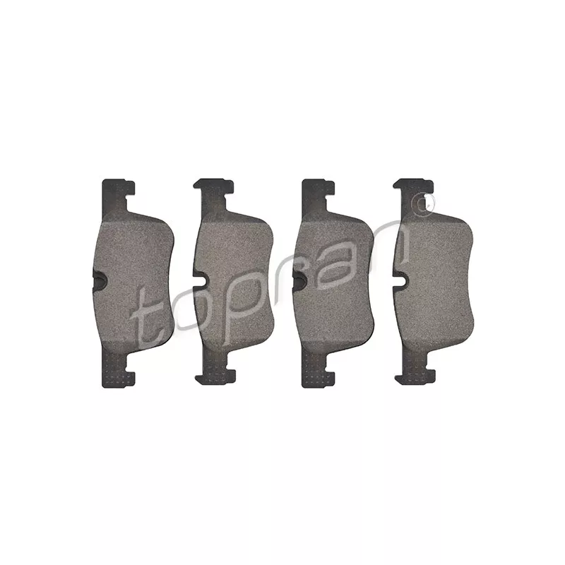 Jeu de 4 plaquettes de frein avant TOPRAN 502 645