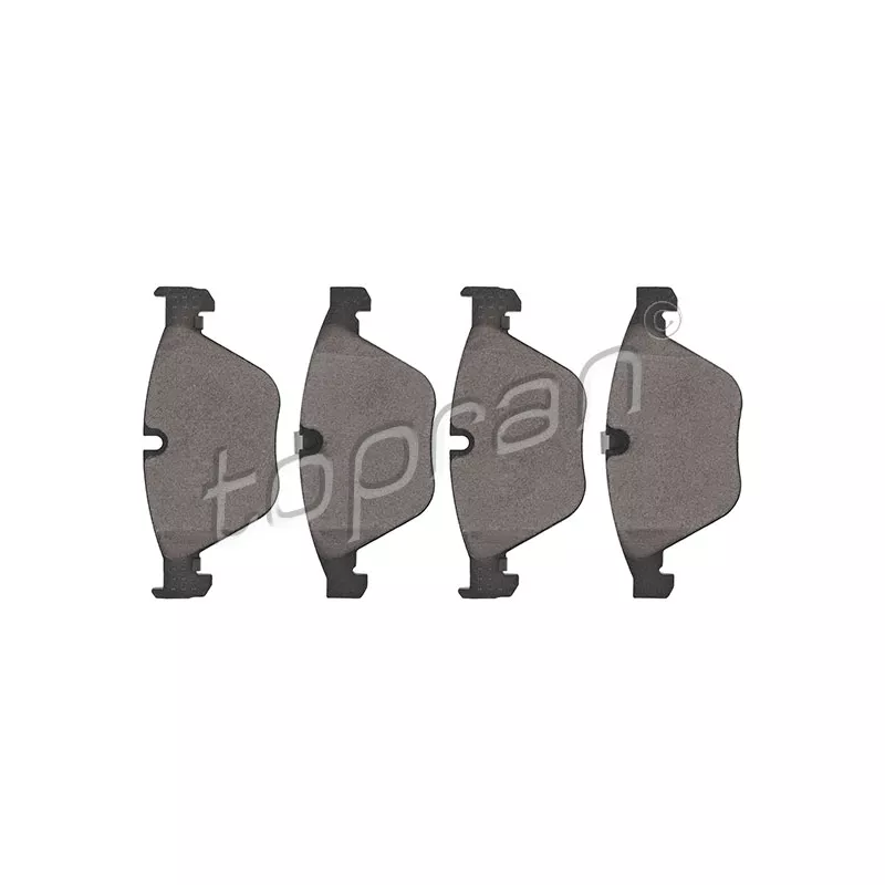 Jeu de 4 plaquettes de frein avant TOPRAN 502 961