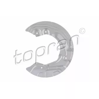 Déflecteur, disque de frein avant gauche TOPRAN 503 000