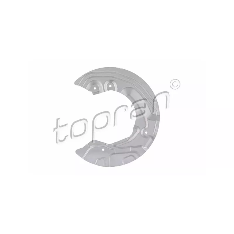 Déflecteur, disque de frein avant gauche TOPRAN 503 000
