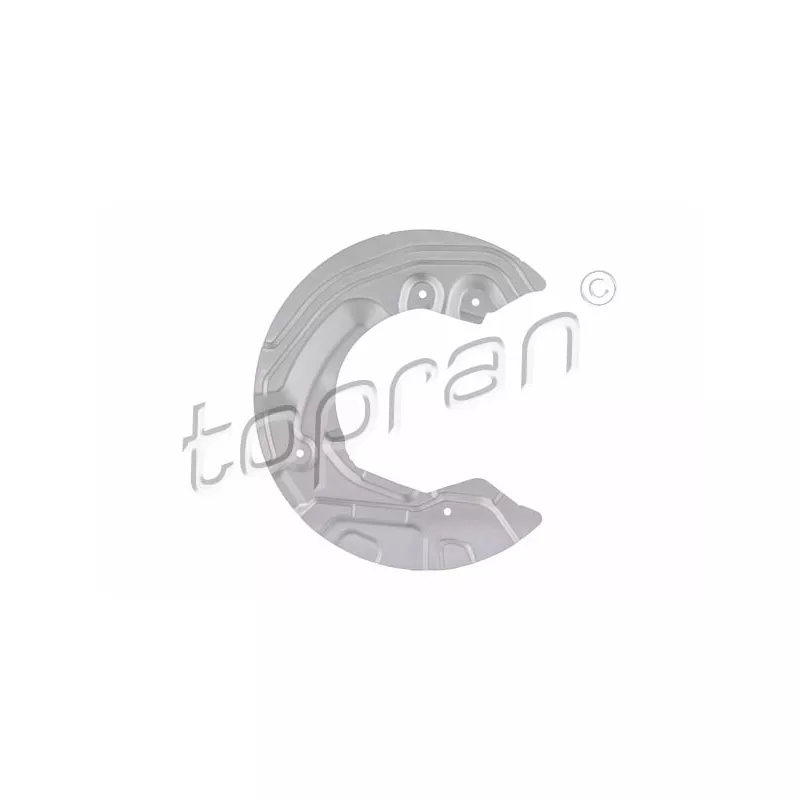 Déflecteur, disque de frein avant droit TOPRAN 503 001