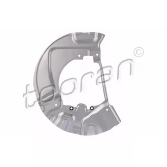 Déflecteur, disque de frein avant droit TOPRAN 503 009