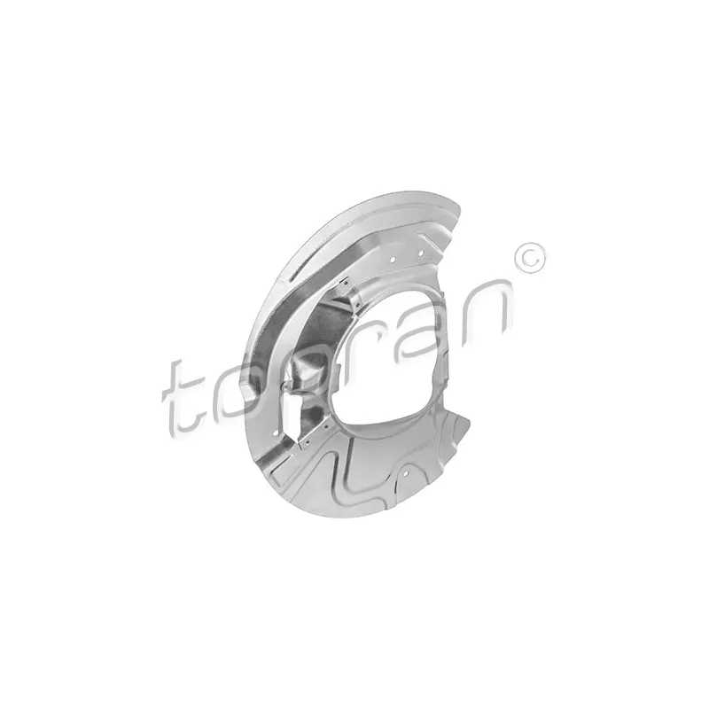 Déflecteur, disque de frein avant gauche TOPRAN 503 810