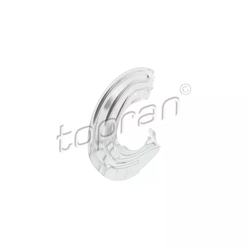 Déflecteur, disque de frein avant gauche TOPRAN 504 404