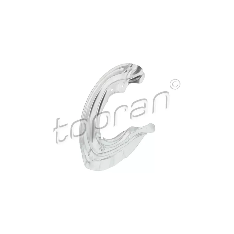 Déflecteur, disque de frein avant droit TOPRAN 504 405
