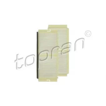 Filtre, air de l'habitacle TOPRAN 600 100
