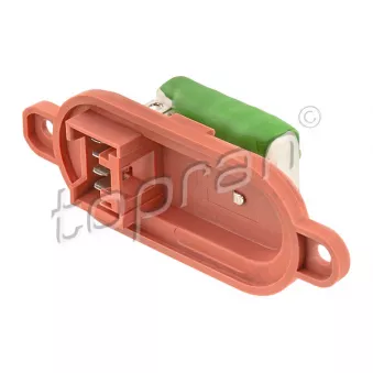Résistance, pulseur d'air habitacle TOPRAN 600 381