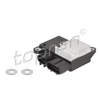 Résistance de série, moteur électrique-ventilateur du radiat TOPRAN 600 409