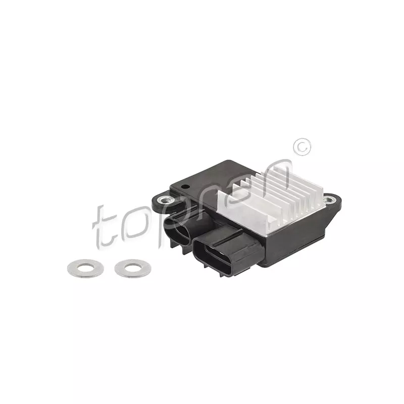 Résistance de série, moteur électrique-ventilateur du radiat TOPRAN 600 409