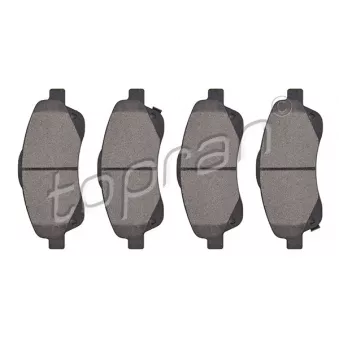 Jeu de 4 plaquettes de frein avant TOPRAN 600 599